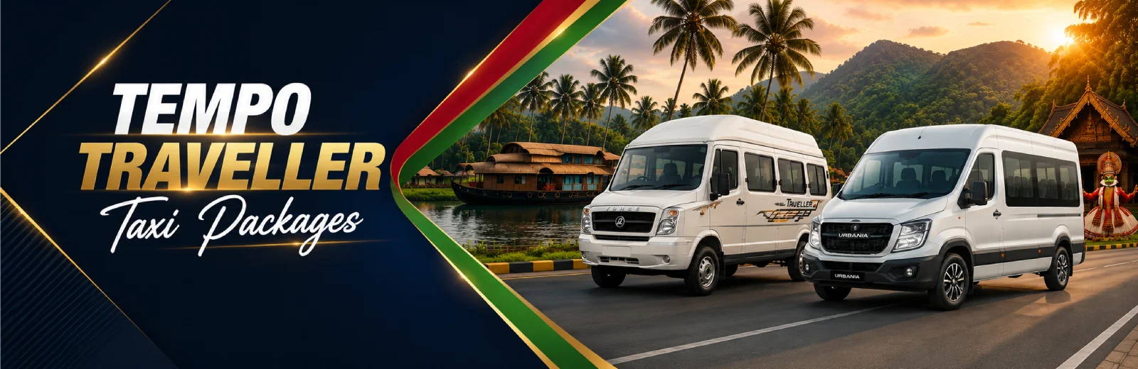 Kochi to Munnar Tempo Traveller
