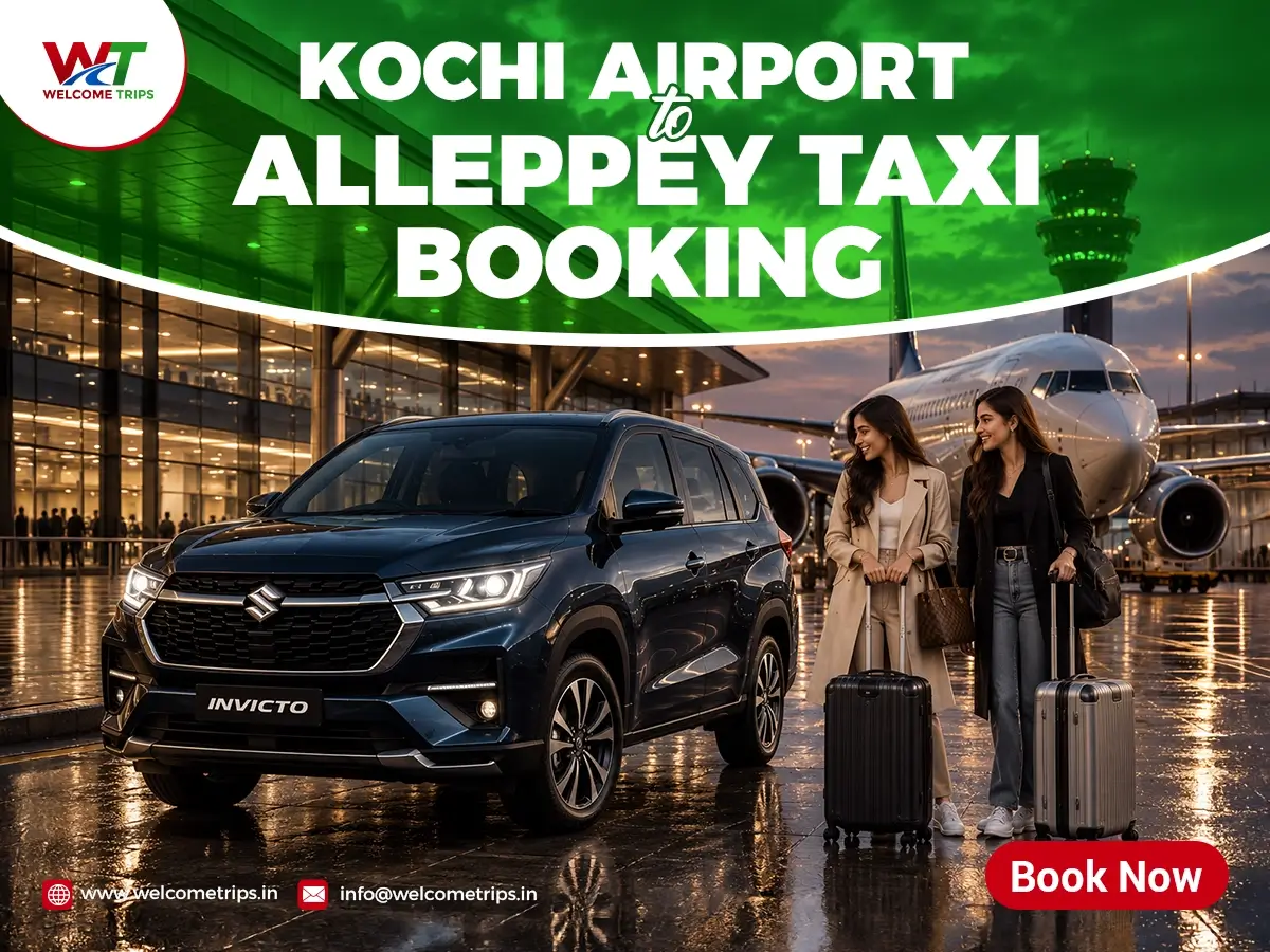 Book Kochi Airport to Kumarakom Taxi