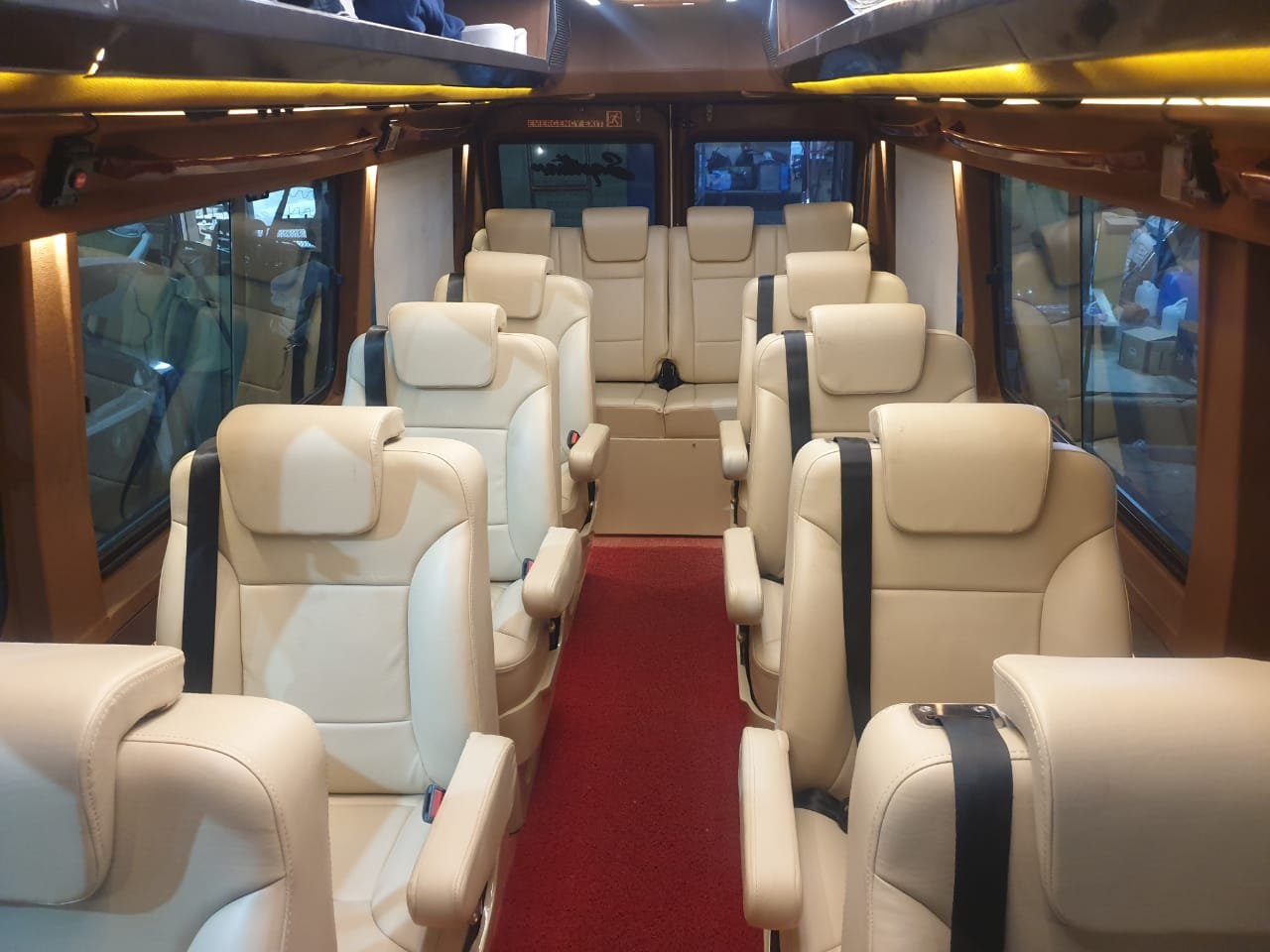 15 seater luxury traveller in kerala
