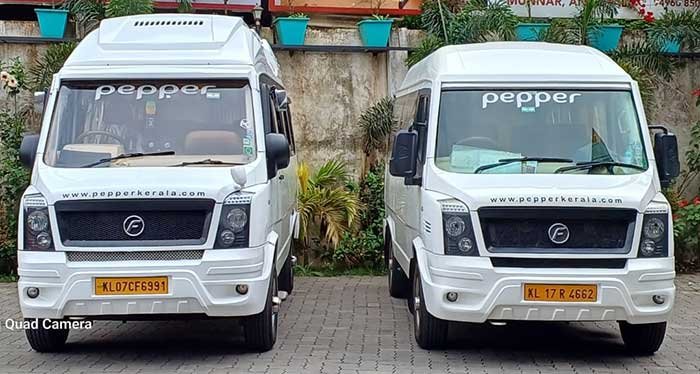 book kerala van