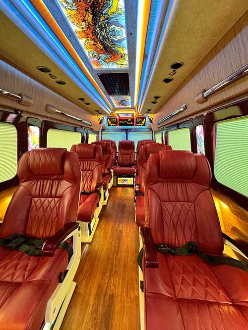 kochi luxury traveller, tempo luxury kerala