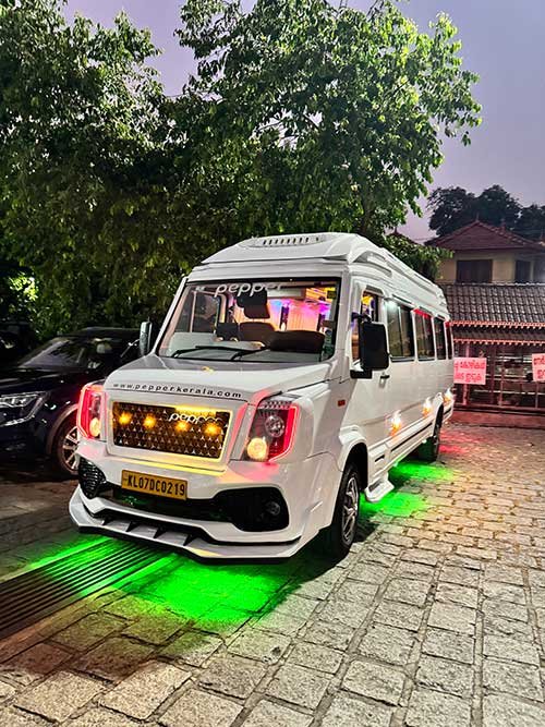 luxury tempo taxi, kochi tempo taxi