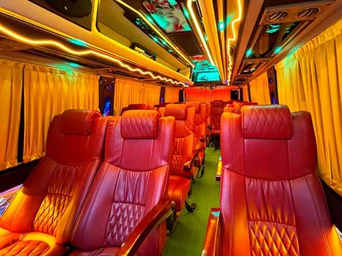 15 seater luxury traveller in kerala